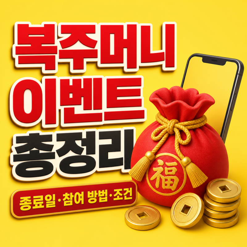 카카오페이 복주머니 이벤트 아직 할 수 있을까? 종료일과 참여 방법, 조건 정리