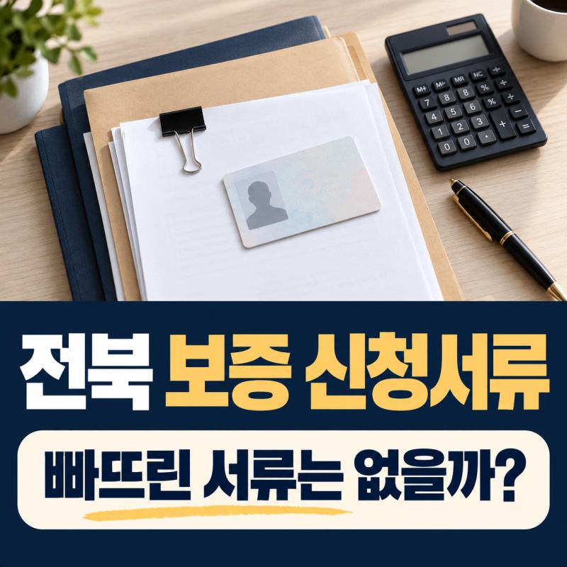 서류 빠꾸 걱정 싹 날려버리는 완벽 가이드, 2026년 전북신용보증재단 개인사업자 보증 신청 ....