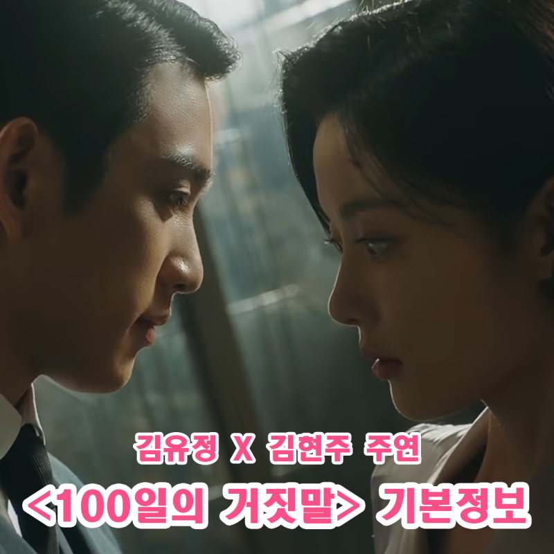 100일의 거짓말 기본정보 작가 등장인물 출연진 몇부작 (tvn 토일 한국 드라마)