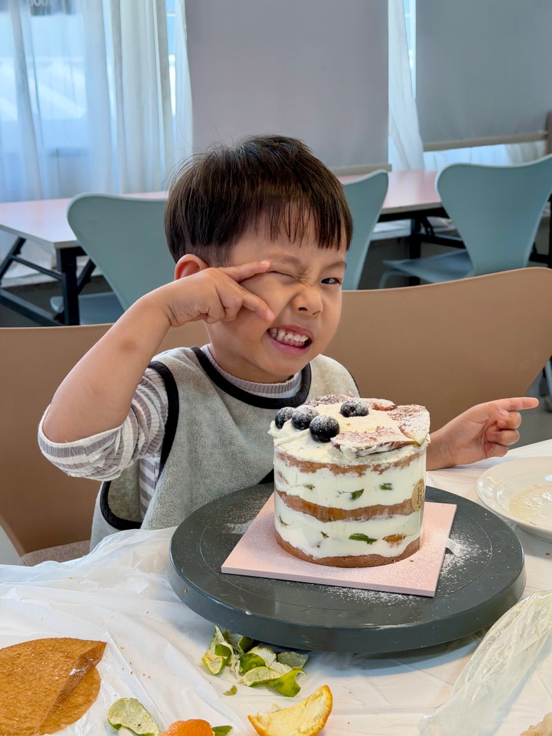 광주 원데이클래스 바니바니 4살 아이도 잘 만드는 생크림케이크