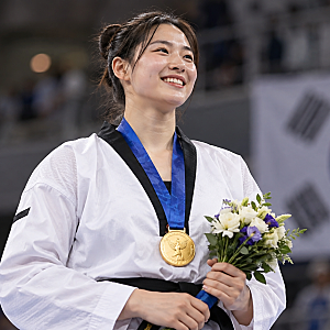 태권도 여자 송다빈 금메달! 2026 아시안게임 여자 67㎏ 초과급 우승