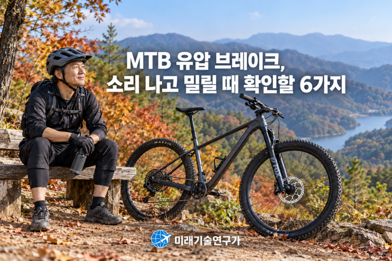 MTB 7편｜유압 디스크브레이크, 소리가 나고 밀린다면 확인할 6가지