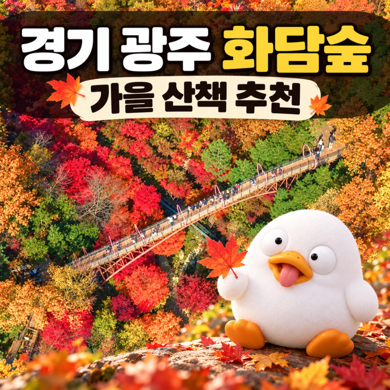 경기도 가볼만한 곳! 화담숲 가을 추천, 경기도 광주 가볼만한곳 예약 팁