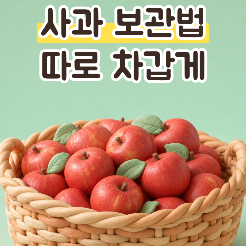 사과 보관법, 김치냉장고에 다른 과일과 따로 두는 이유