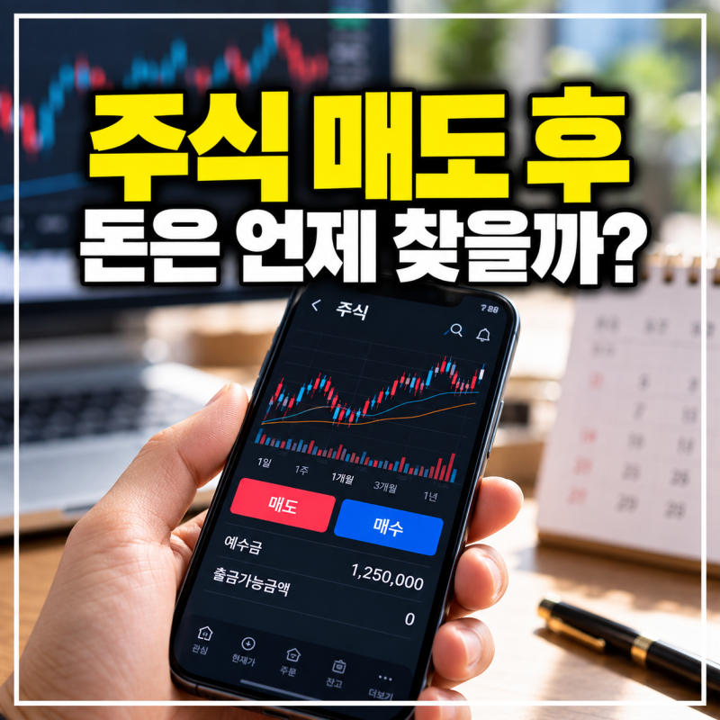 주식 매도대금 휴장일에도 출금될까? 생활비라면 꼭 확인할 것