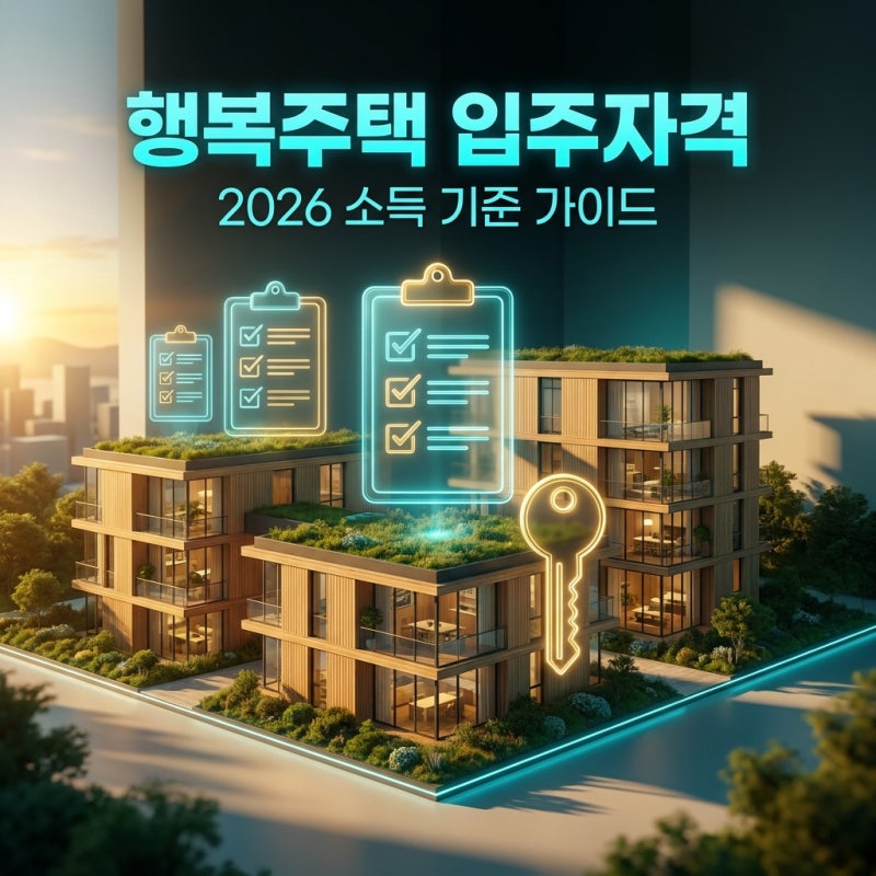 LH 행복주택 입주자격 소득 자산 기준 및 당첨 전략 총정리