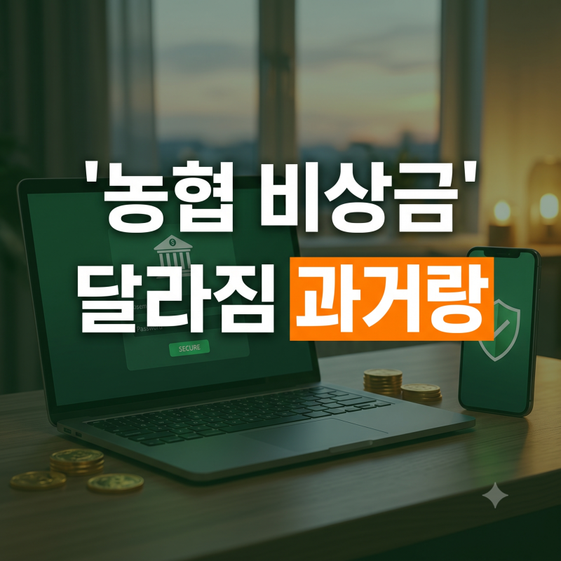 농협 올원 비상금대출 조건 과거 기준과 최신 상호금융 개편 비교