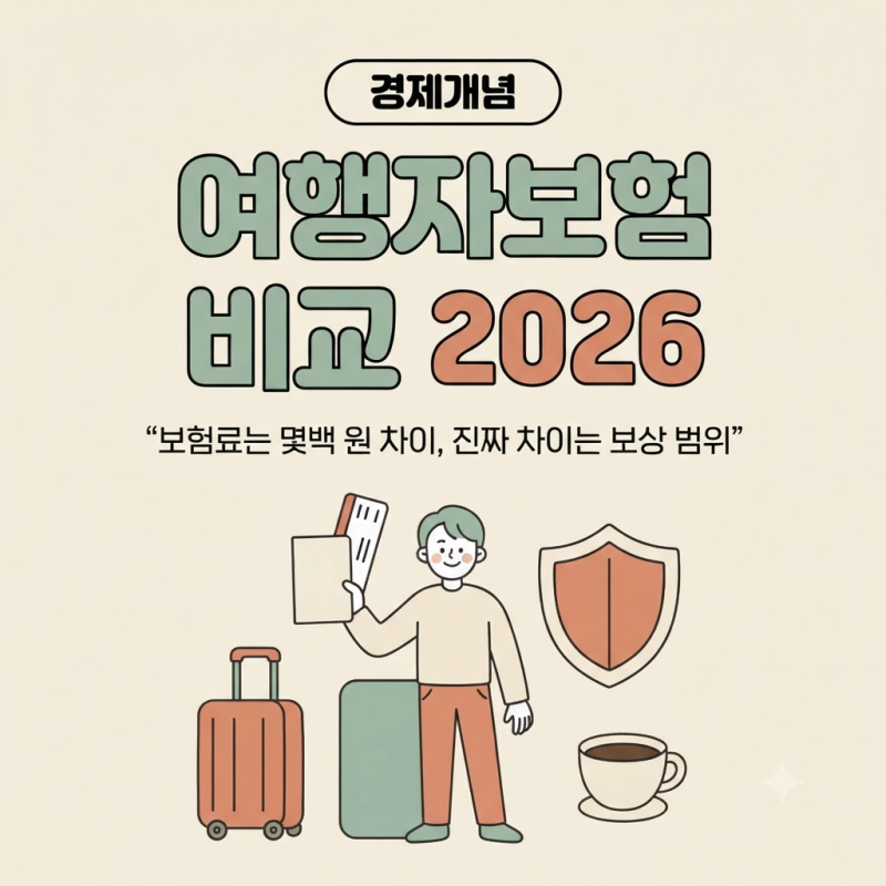 여행자보험 비교 2026｜해외여행 전 가입 방법과 보상 안 되는 경우 총정리