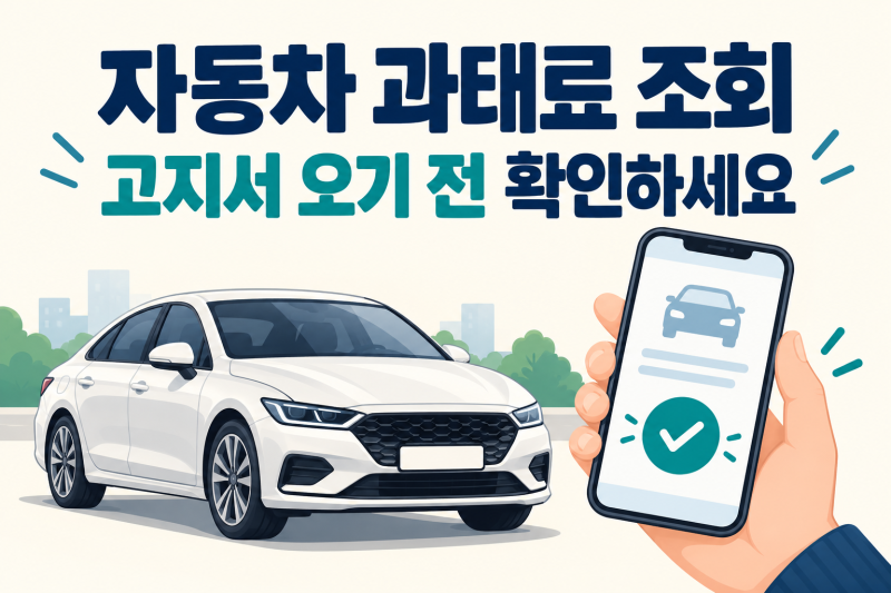 자동차 과태료 조회, 고지서 오기 전 확인하세요｜이파인·주정차 확인법