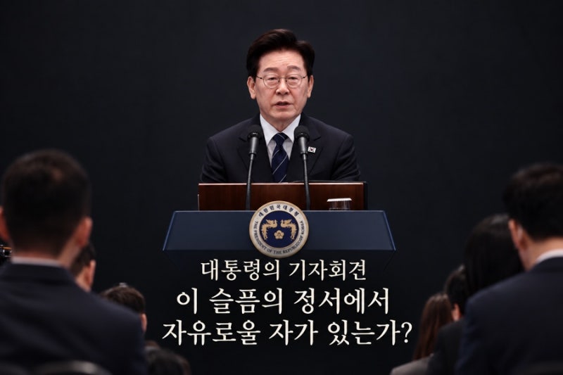 대통령의 기자회견 | 이 슬픔의 정서에서 자유로울 자가 있는가? (feat. 추미애, 박시영, 황희....