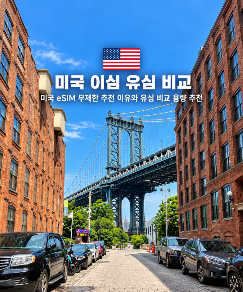 미국 이심 추천 유심 비교 eSIM 무제한 20% 할인 미국 캐나다 여행