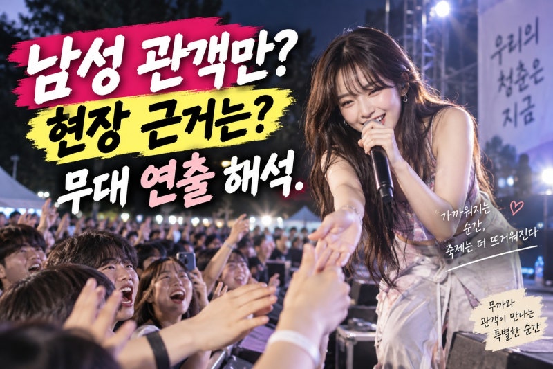 다영 대학 축제 男 관객 밀착, 무대 장면의 의미와 확인 기준