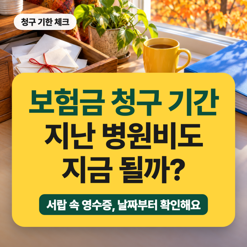 보험금 청구 기간, 작년 병원비도 지금 청구될까?