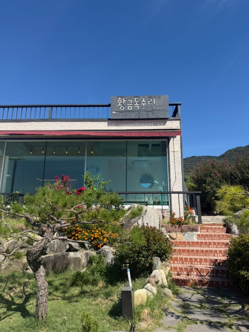 화순 양식 맛집 황금독수리, 정원 있는 데이트 맛집