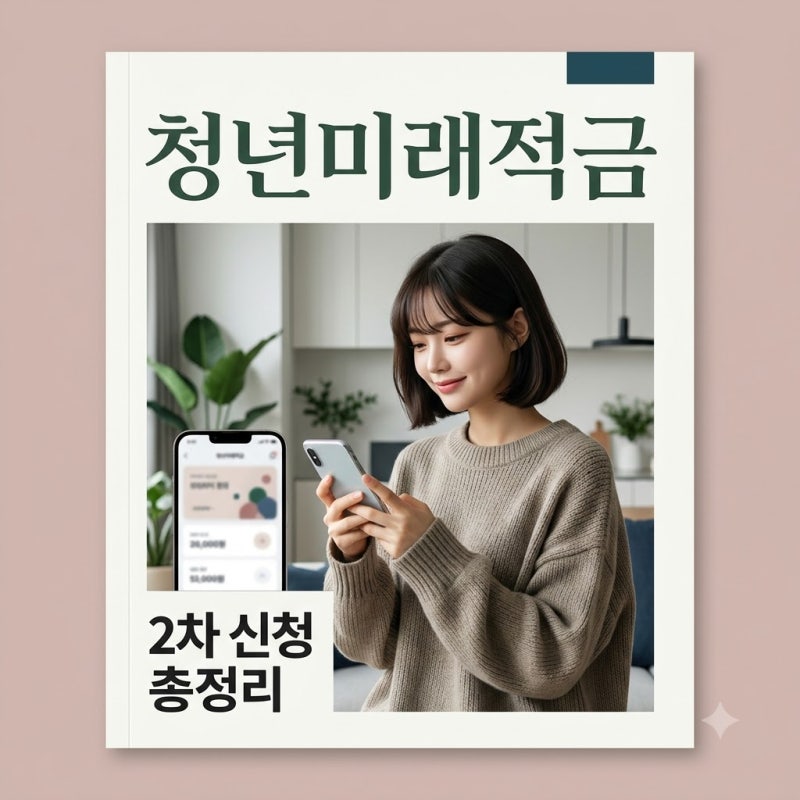 청년미래적금 가입 방법 및 2차 신청 일정 총정리