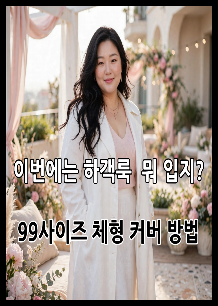 사이즈도 날씬해 보이는 겨울 빅사이즈 여성 하객룩 코디 노하우