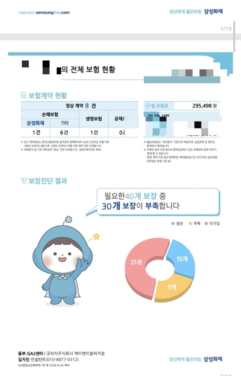 보험 보장분석 직접 해보니 충격… 월 30만원 보험료, 제대로 보장받고 있었을까?