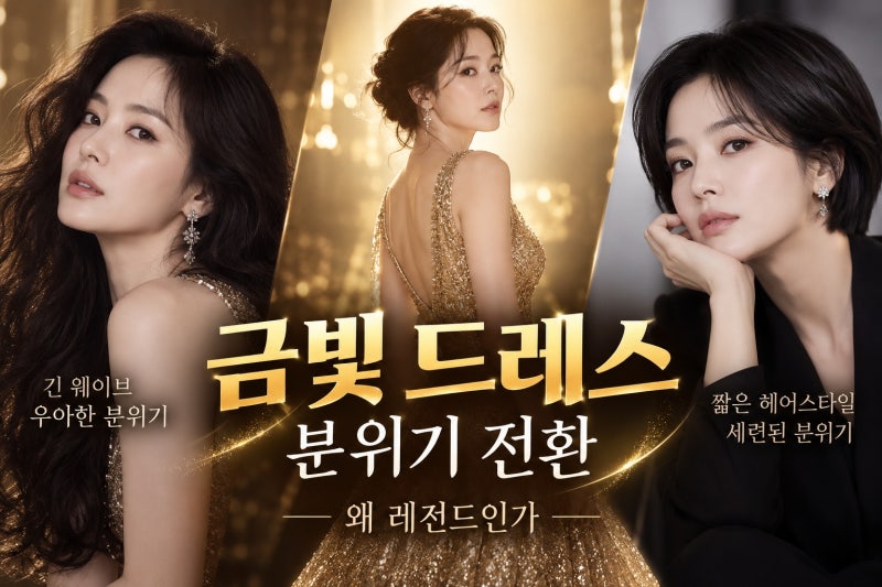 송혜교, 또 금빛 레전드 기록의 이유와 화보 비교