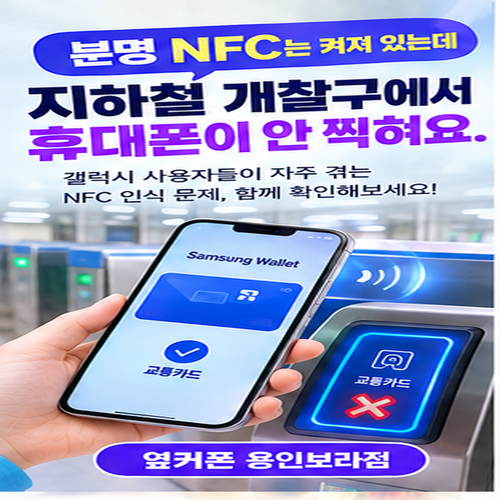 휴대폰 NFC 안될 때, 삼성월렛·교통카드·기본결제앱 확인법