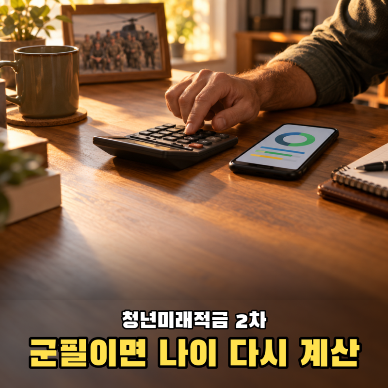 청년미래적금 병역기간 나이 계산, 군필 만35세도 2차 가입