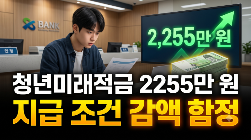 청년미래적금 만기수령액 2,255만원, 월 50만원 넣어도 다 못 받는 진짜 이유?