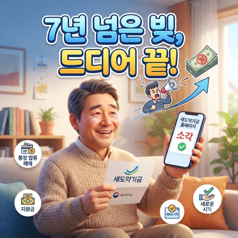 새도약기금 우편 대상자 조회 심사중 기간 소각 법조치 해제 신청 총정리