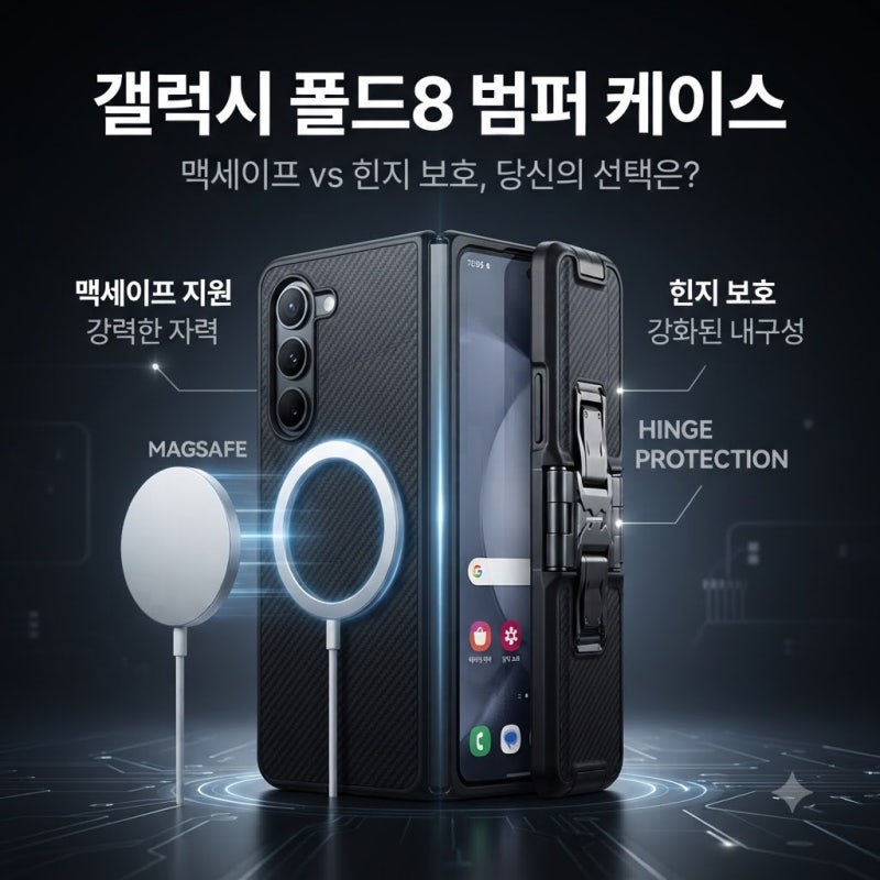 갤럭시Z 폴드8 케이스 맥세이프냐 힌지보호냐, 결정 전에 꼭 확인할 것