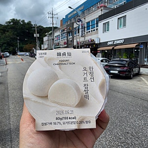 [GS편의점] 삼척여행 중 발견한 '한정선 요거트 찹쌀떡'