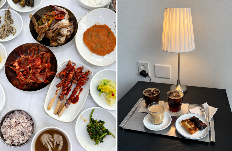 순천 가볼만한 맛집&카페｜순천게장 낭만별식 + 동천 코모레비 로스터리
