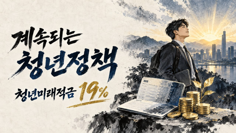 계속되는 청년정책, 청년미래적금 19%