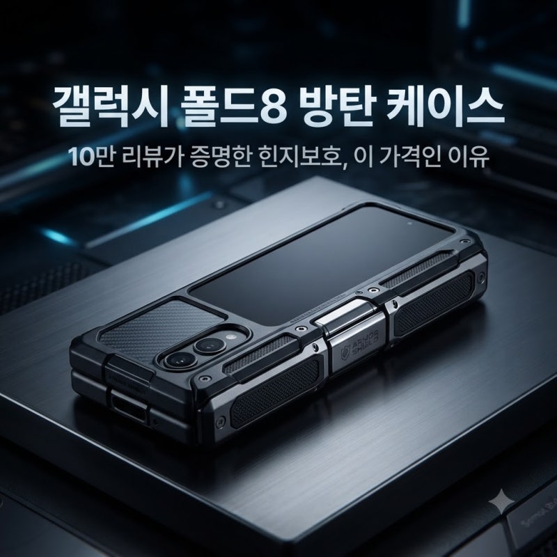 10만 리뷰가 증명한 갤럭시Z 폴드8 힌지보호 케이스, 이 가격에 가능한 이유는?