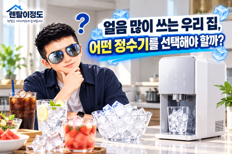 청호나이스 뉴 아이스트리, 얼음을 많이 쓰는 집은 제빙량만 보면 될까?