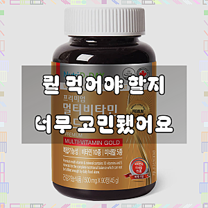 뉴트리디데이 프리미엄 멀티비타민 골드, 90정, 1개
