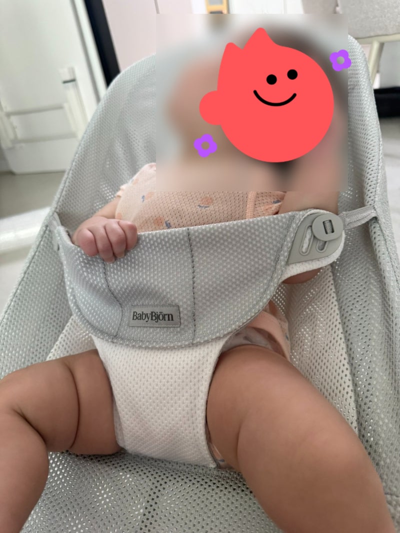 베이비뵨 바운서 짧지만 잘 사용한 후기 (당근)