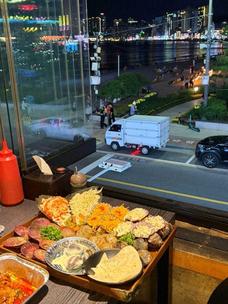 [부산 광안]광안리 조개구이 맛집 조개한상 광안본점 광안리 조개구이 무한리필(261002)