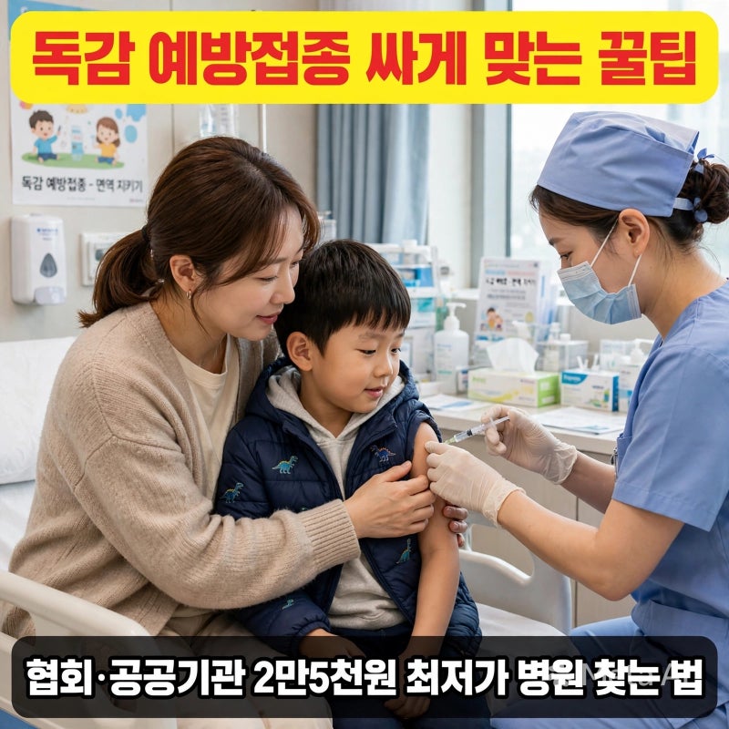 독감 예방접종 가격 4만원? 2만5천원에 맞는 꿀팁 3곳 총정리
