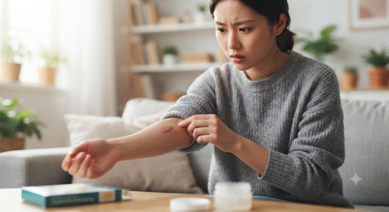 “상처는 아물었는데 자국이 빨갛게 남았어요”… 흉터 덜 남기는 관리법과 켈로이드 구별....