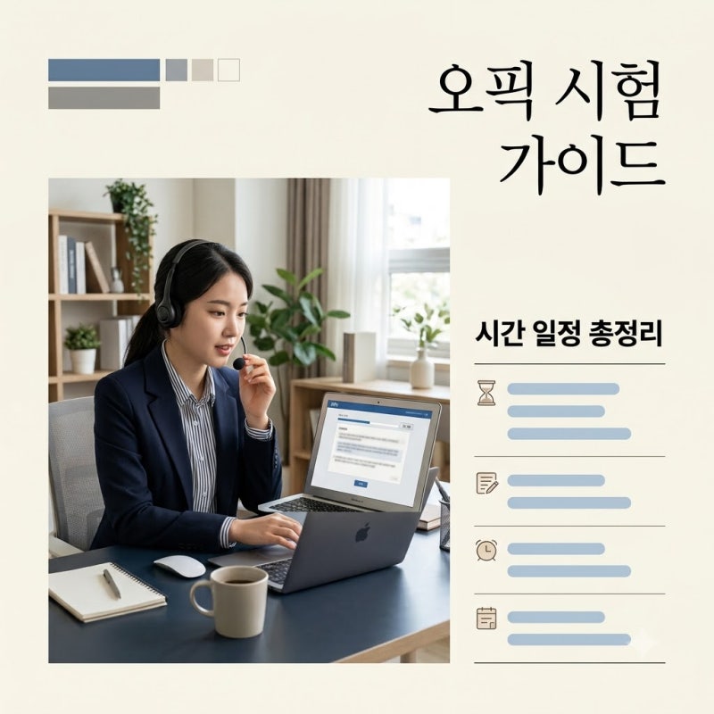 오픽 시험 시간 시험방식 일정 및 등급 완벽 정리