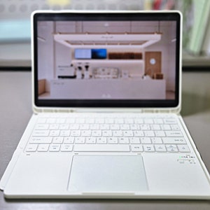 갤럭시 탭 S10 FE 플러스 키보드 케이스 데이웍스 터치패드 사용 후기