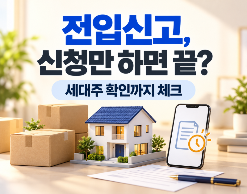 전입신고 세대주 확인방법｜정부24 신청 후 어디서 확인할까?