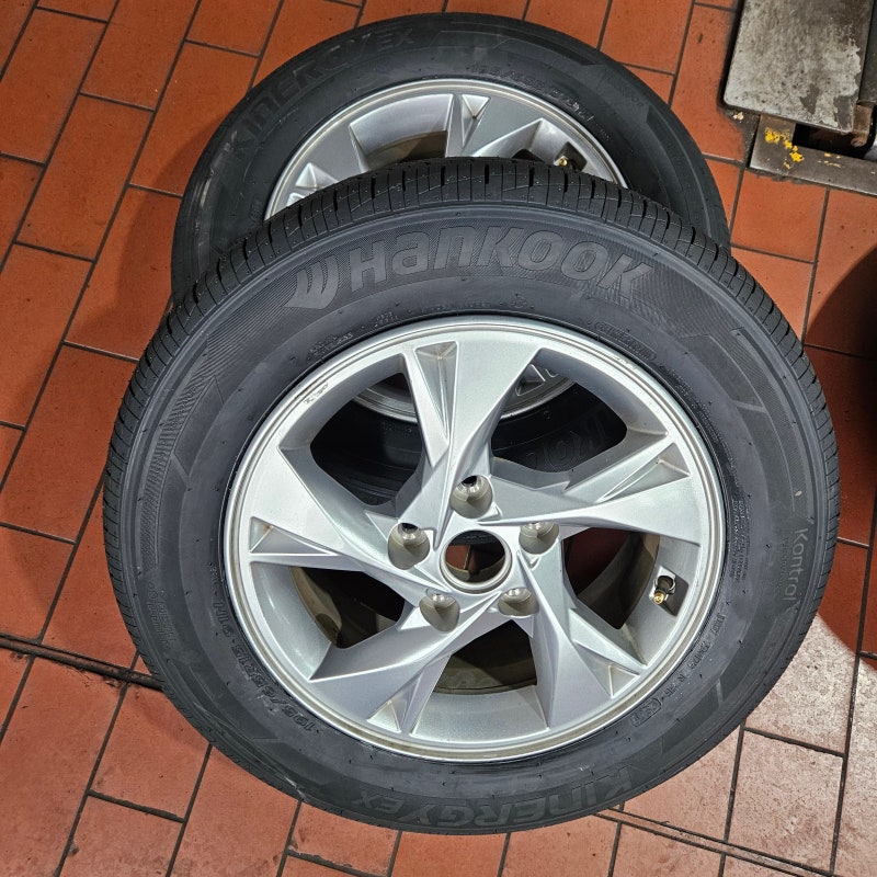 2021년식 CN7 아반떼 타이어 교환 - 한국 타이어 KINERGR EX ( 195/65 R15 )