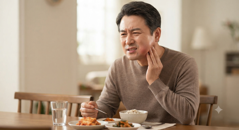 “밥만 먹으면 턱 밑이 퉁퉁 부어요”… 침샘 결석과 침샘염, 볼거리와 다른 점