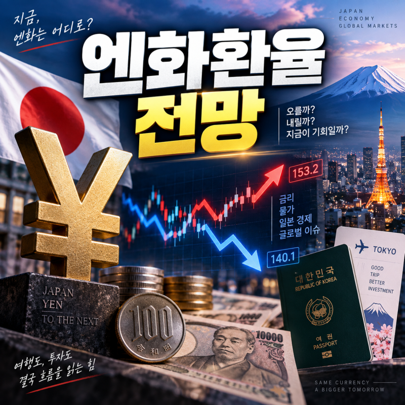 엔화 환율 전망, "지금 사도 될까?" 엔캐리 청산 변수 주목