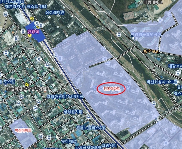 경기 안양시에서 재개발, 재건축, 주거환경개선 중인 지역, 지구, 구역은?