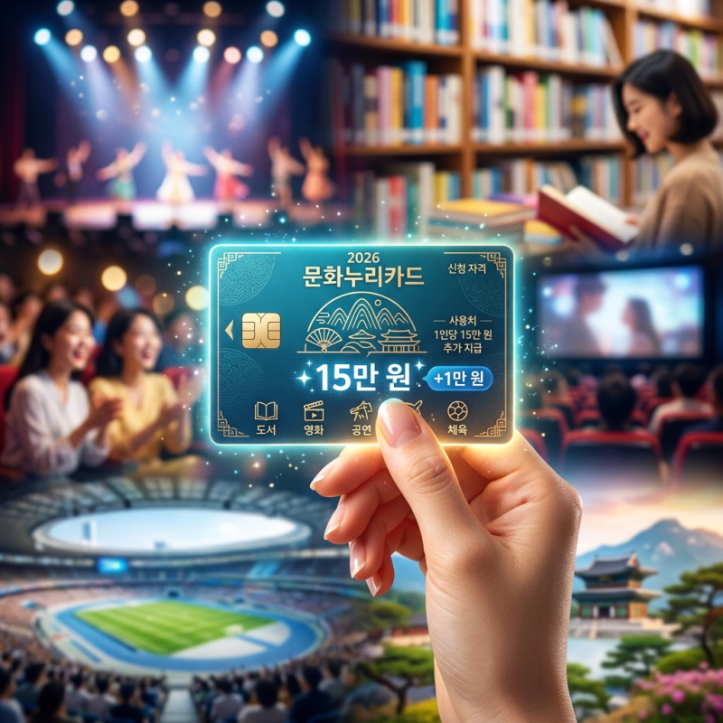 2026 문화누리카드 신청 자격과 금액 정리 (+최대 16만 원 대상·사용처 총정리)