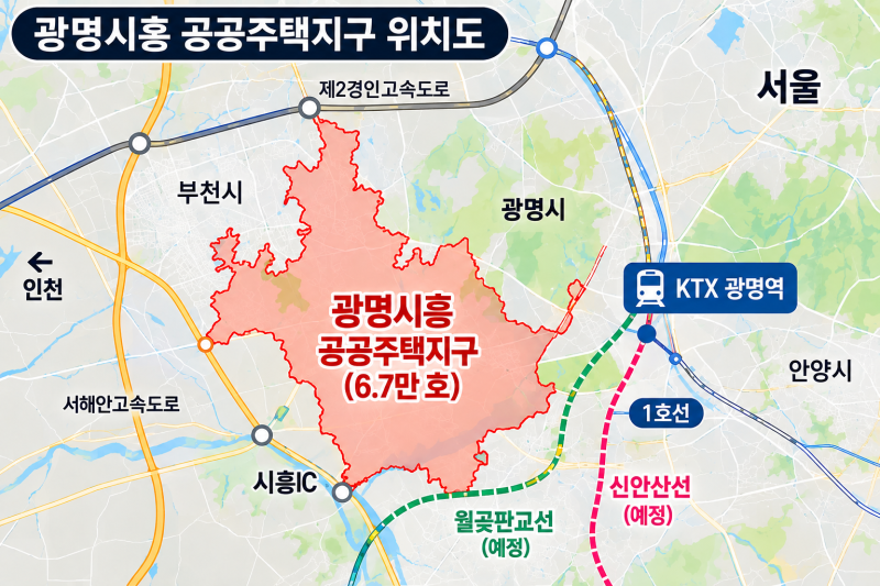 광명시흥 2029년 공공분양, 지금부터 준비해야 하는 이유…청약통장·무주택 3년 전략