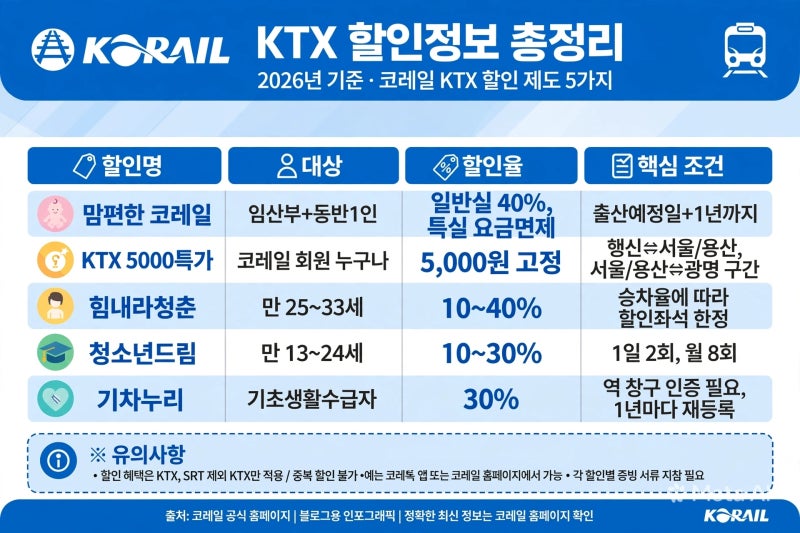 코레일톡 사라짐? 코레일+ 앱 설치·마일리지 사용법! 할인받기! [현직 직원이 정리]