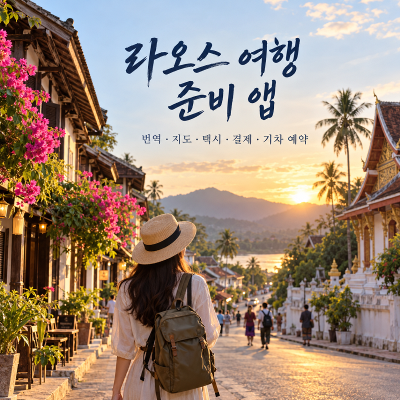 라오스 여행 준비 앱 총정리｜번역·지도·택시·결제·기차 예약까지