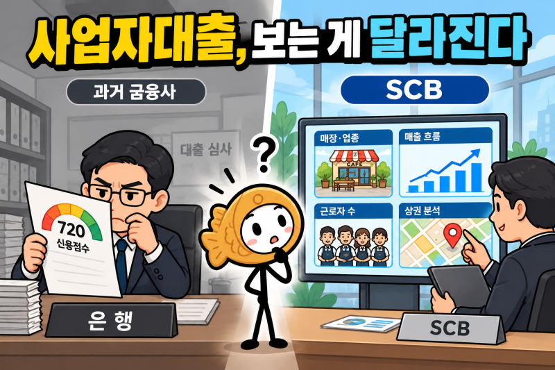 사업자대출 2.2조에 SCB 도입, 앞으로 사장님들이 미리 준비해야 할 것은?