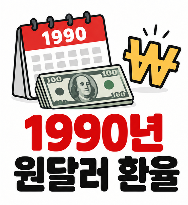 1990년 원달러 환율, 달러당 700원대였던 그 시절